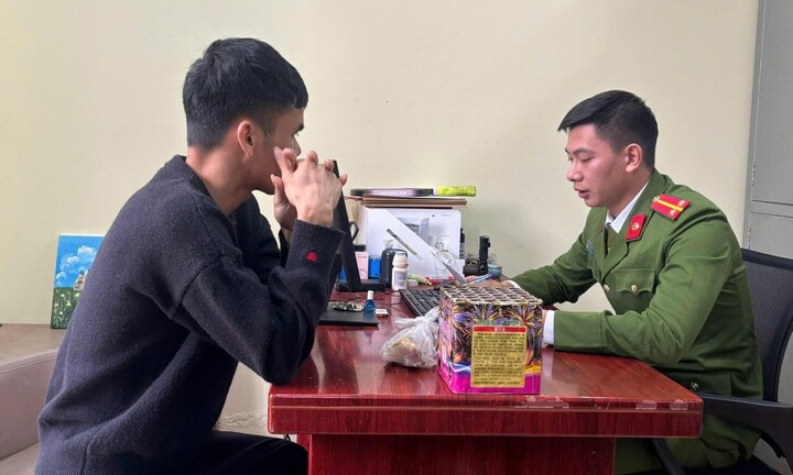 Thái Nguyên: Xử phạt 30 triệu đồng nam thanh niên đốt pháo hoa nổ trái phép