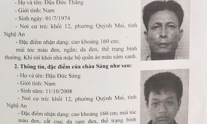 Vụ 2 bố con ở Nghệ An đi Hà Nội rồi mất liên lạc nhiều ngày: Người vợ tiết lộ chi tiết quan trọng