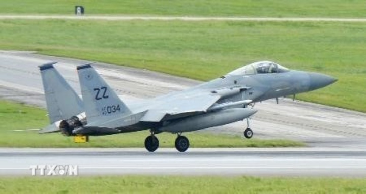 Mỹ xác nhận tiêm kích F-15 rơi ở Kuwait do sự cố