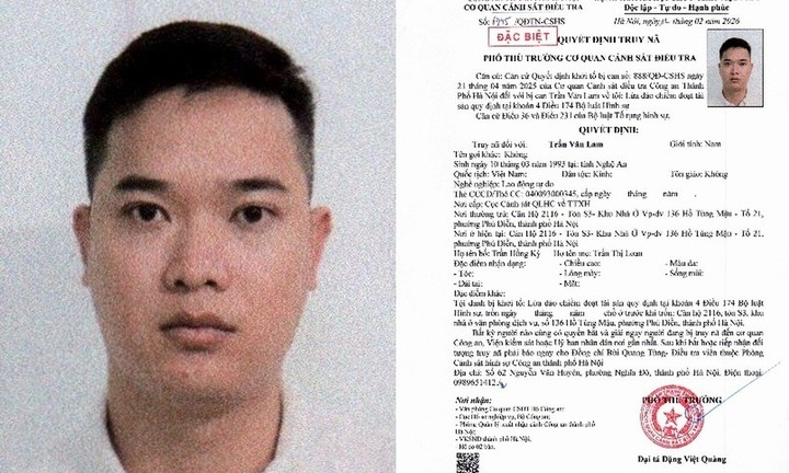 Vụ đường dây lừa đảo của Mr Pips: Truy nã đặc biệt một bị can 