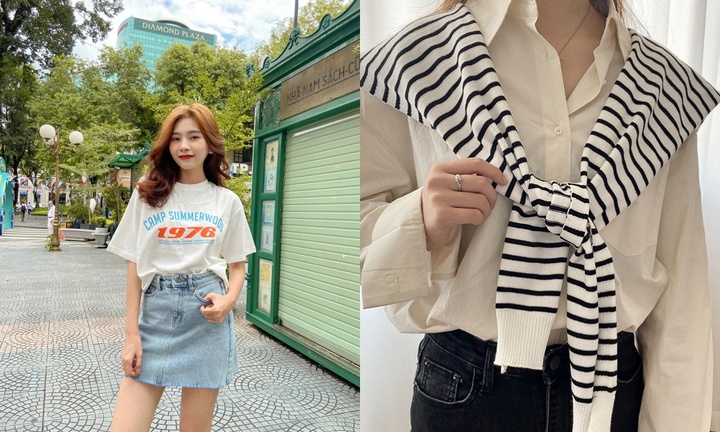 Gợi ý outfit mùa hè mát mẻ cho bạn trẻ năng động