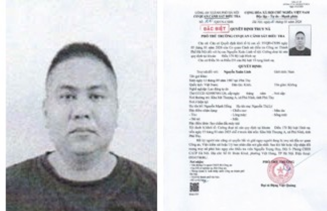 Công an Hà Nội truy nã đối tượng cưỡng đoạt tài sản