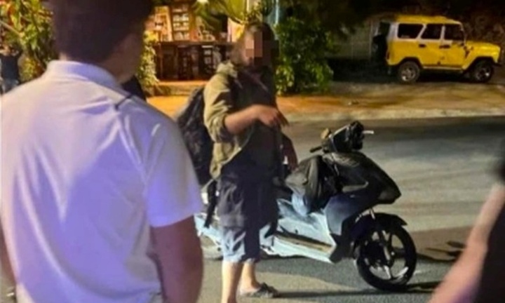 Tạm giữ du khách nước ngoài đâm trọng thương Thiếu tá công an 