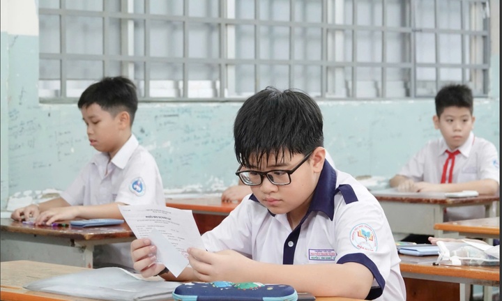 Đề thi khảo sát vào lớp 6 Trường THCS và THPT Trần Đại Nghĩa năm 2026 ra sao?