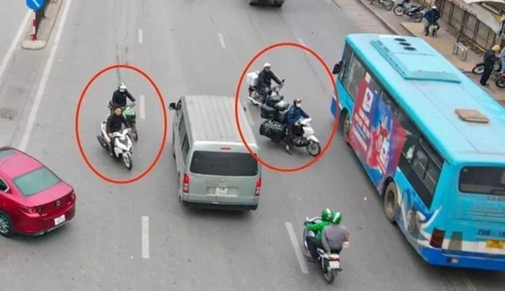 TPHCM: Danh sách 73 xe máy đi ngược chiều bị ghi hình phạt nguội