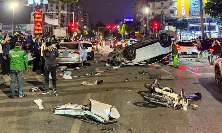 Hà Nội: Tạm giữ hình sự tài xế xe Lexus gây tai nạn liên hoàn 