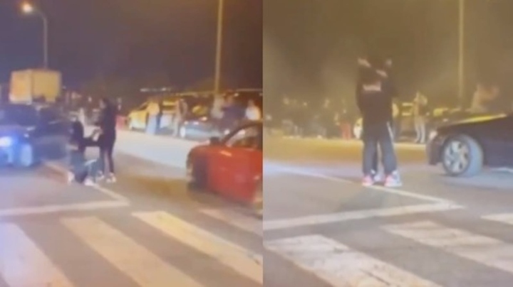 Đang cầu hôn bạn gái giữa phố, người đàn ông bất ngờ bị ô tô tông nguy kịch