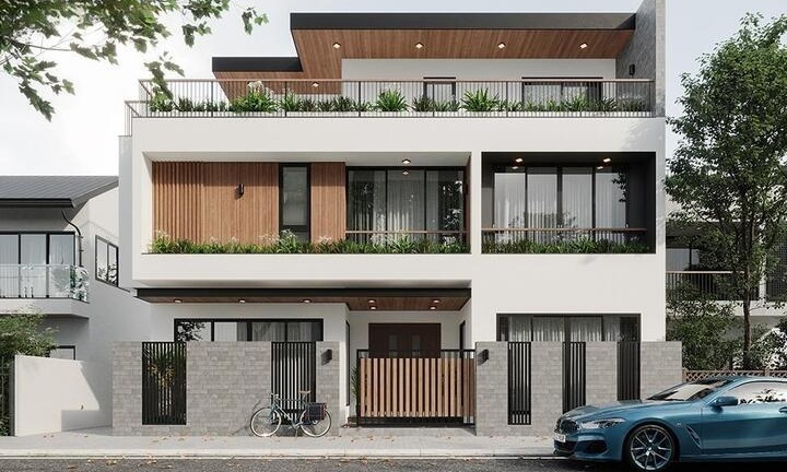 Tham khảo các mẫu thiết kế nhà mặt tiền 12m sâu 5m