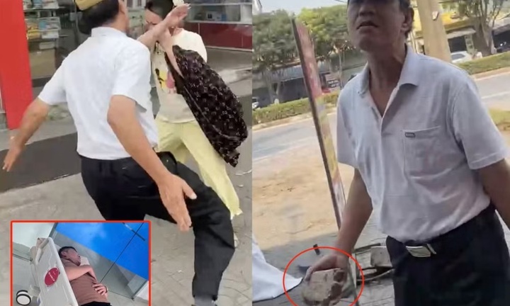 Xác minh vụ tài xế taxi dùng gạch tấn công cặp vợ chồng hành khách ở Nghệ An