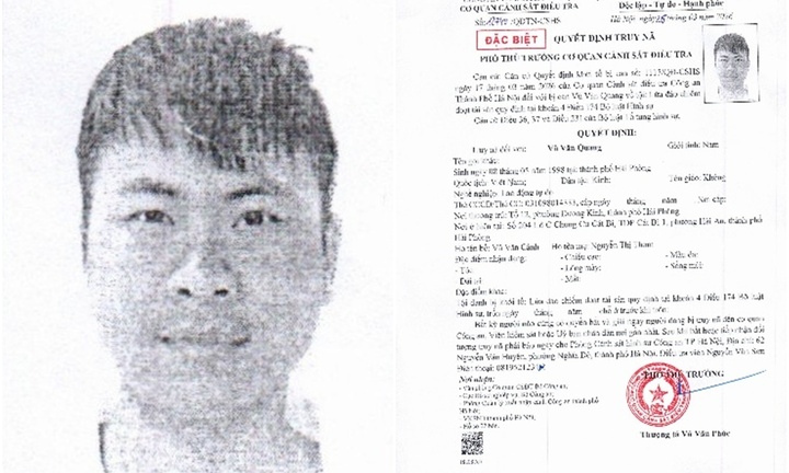 Truy nã nam thanh niên lừa đảo chiếm đoạt tài sản