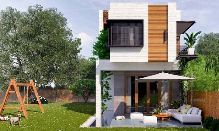 Mẫu nhà đẹp 2 tầng 5×20
