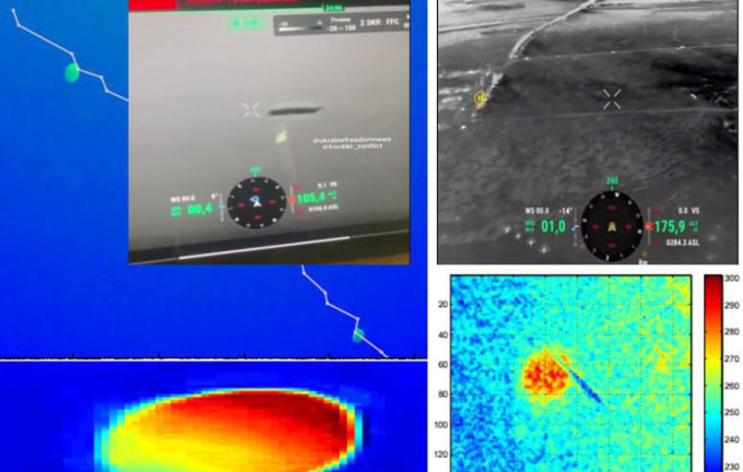 Clip: Drone Ukraine chạm trán vật thể bay không xác định  