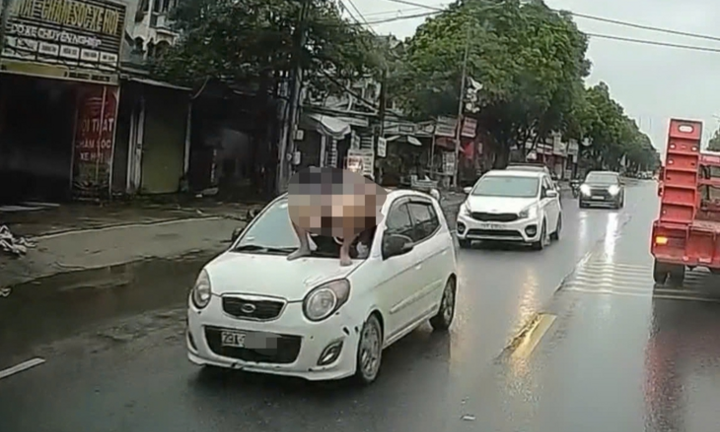 Khởi tố bố vợ và con rể vụ nằm lên kính chắn gió khi xe đang chạy