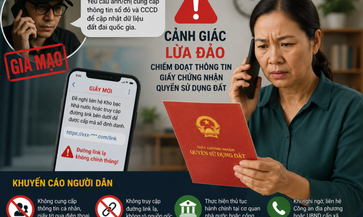 Công an cảnh báo thủ đoạn giả cán bộ địa chính để lừa lấy thông tin đất đai