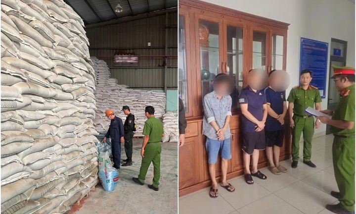 Phá đường dây sản xuất phân bón giả nhãn hiệu 