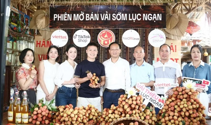 Phó Chủ tịch tỉnh Bắc Ninh livestream bán vải thiều: 