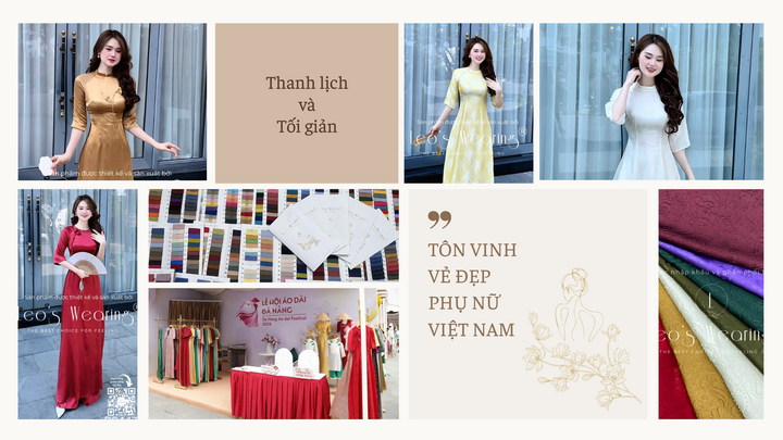 Vẻ đẹp của người phụ nữ qua Áo dài Leo’s Wearing