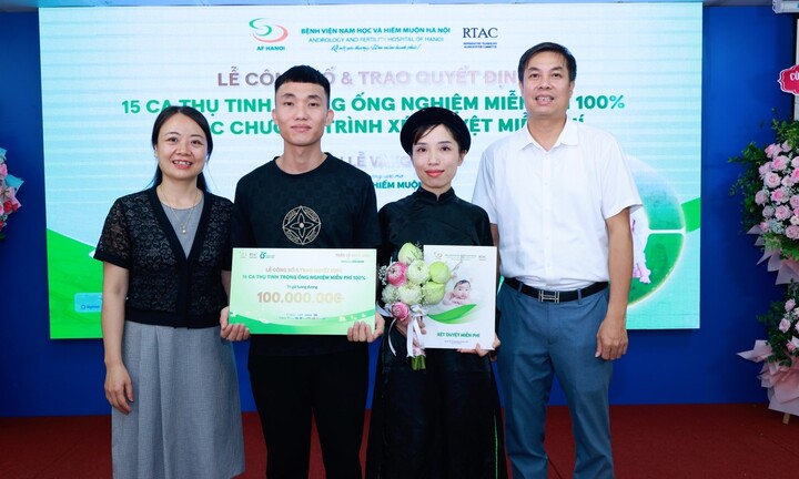 Nhận hỗ trợ 100% chi phí IVF,  đôi vợ chồng người dân tộc thiểu số đón con yêu sau 5 năm hiếm muộn