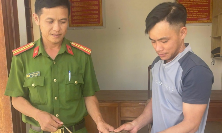 Tin tức thời sự 24h: Người dân giao nộp kỳ đà vân quý hiếm cho công an