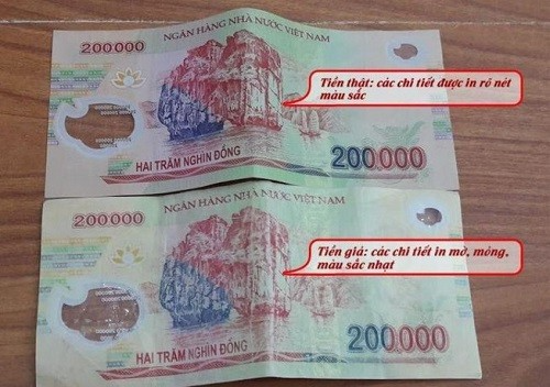 Công an phường Hà Nam, Ninh Bình cảnh báo việc xuất hiện tiền giả 200 nghìn đồng, người dân cần cảnh giác cao độ