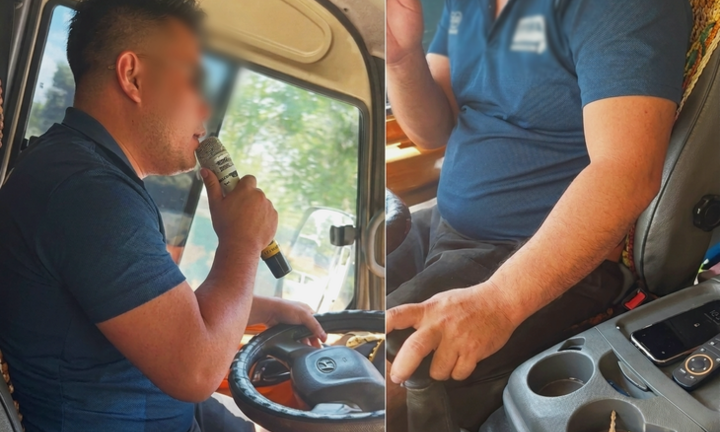 Xử phạt tài xế không thắt dây an toàn, cầm micro hát karaoke