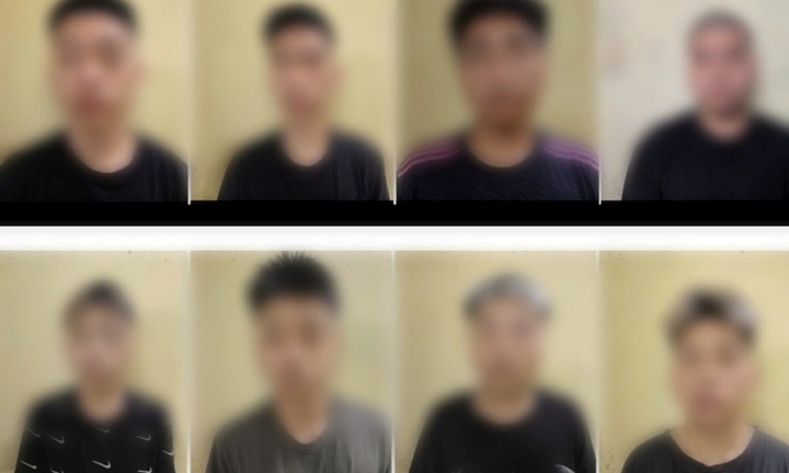 Hà Nội: Tạm giam 8 đối tượng gây rối trật tự công cộng tại phường Tây Hồ