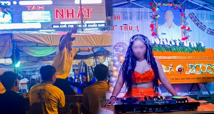 Công an xác minh clip nhóm người khiêng quan tài có người sống bên trong diễu hành trên phố