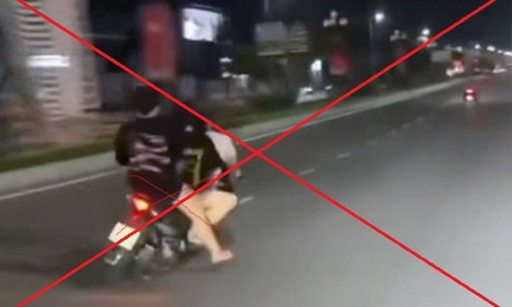 Hưng Yên: Xử phạt 3 thiếu nữ điều khiển mô tô lạng lách, đánh võng trên phố