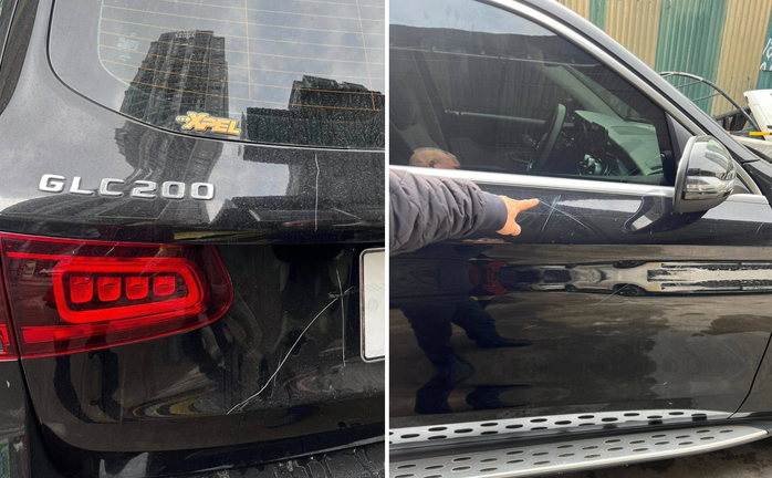 Thông tin mới vụ người phụ nữ cào xước sơn, đập kính, bẻ gương xe Mercedes GLC200