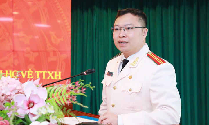 Thiếu tá Nguyễn Quốc Huy giữ chức Giám đốc Trung tâm Dữ liệu quốc gia về dân cư