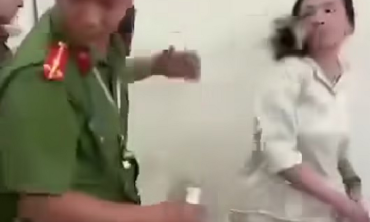 Khởi tố người phụ nữ chửi bới, hành hung công an tại Thái Nguyên