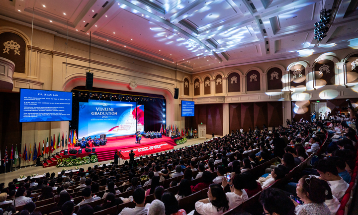 Lễ tốt nghiệp VinUni 2026: Bản phác thảo mô hình đại học của tương lai