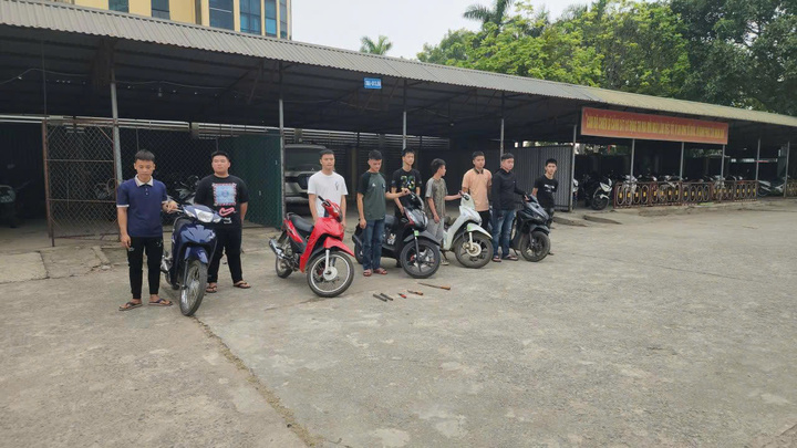 Thanh Hóa: Ngăn chặn 10 thanh, thiếu niên mang hung khí, gây mất an ninh trật tự