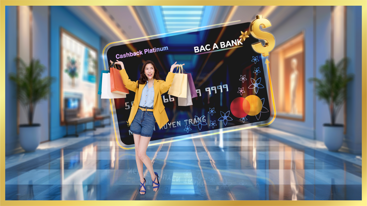 Mở thẻ tín dụng quốc tế Bac A Bank nhận hoàn tiền tới 1.000.000 VNĐ