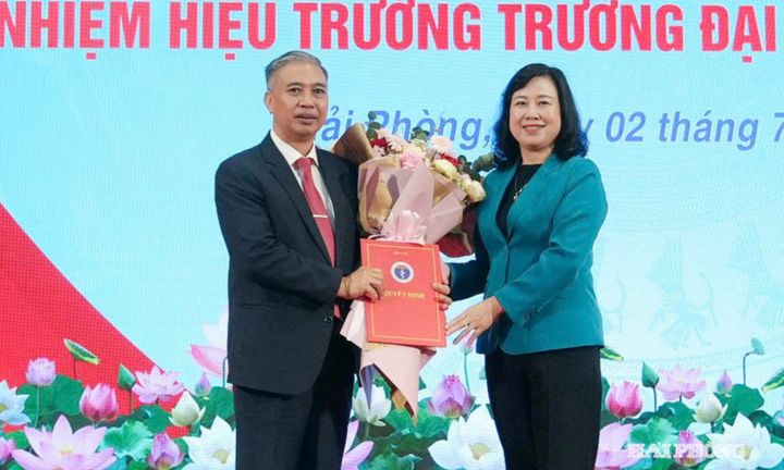 PGS.TS.BS Nguyễn Văn Khải giữ chức Hiệu trưởng Trường Đại học Y Dược Hải Phòng