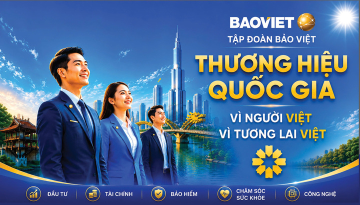 Bảo Việt đứng đầu Top 10 thương hiệu mạnh nhất Việt Nam năm 2026 do Brand Finance công bố