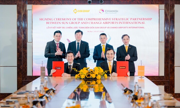 Sun Group và Changi Airports International mở rộng hợp tác chiến lược góp phần phát triển hạ tầng hàng không Việt Nam