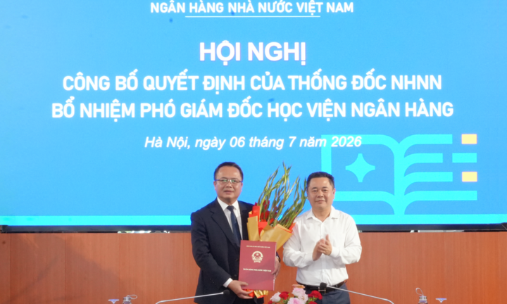 Tân Phó Giám đốc Học viện Ngân hàng vừa được bổ nhiệm là ai?