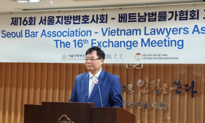 Hội Luật gia Việt Nam và Đoàn Luật sư Seoul tăng cường hợp tác, ứng dụng AI trong lĩnh vực pháp lý