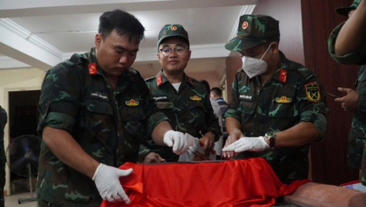 Phát hiện thêm nhiều hài cốt và di vật tại Công viên Lê Thị Riêng
