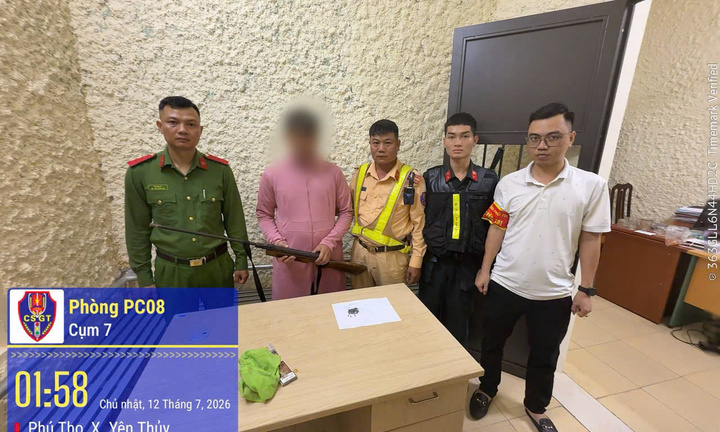 Nhóm thanh thiếu niên gây rối bị ngăn chặn khi mang theo súng hơi, đạn chì