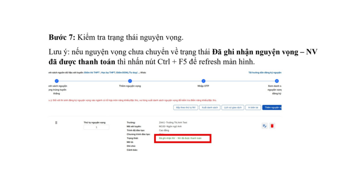 Thanh toán trực tuyến lệ phí xét tuyển đại học 2026 như thế nào mới đúng?