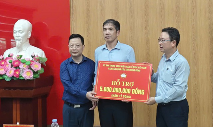 Ủy ban Trung ương MTTQ Việt Nam phân bổ 5 tỷ đồng hỗ trợ Lai Châu khắc phục hậu quả thiên tai