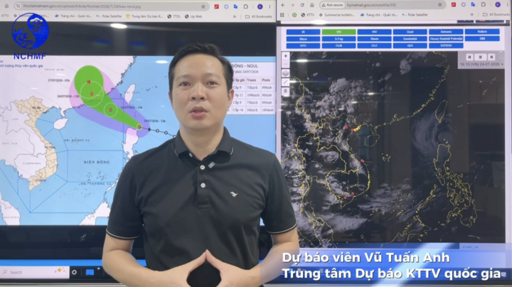 Media: Bão Noul đang tăng tốc, hướng vào Biển Đông và có xu hướng tăng cường độ