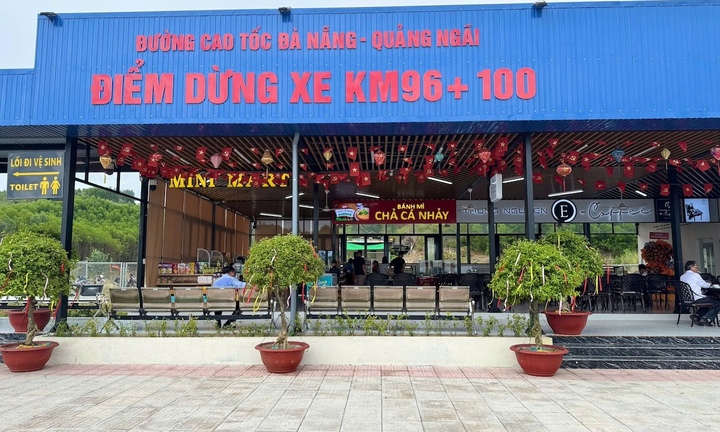 Thí điểm dịch vụ tại điểm dừng cao tốc Đà Nẵng - Quảng Ngãi