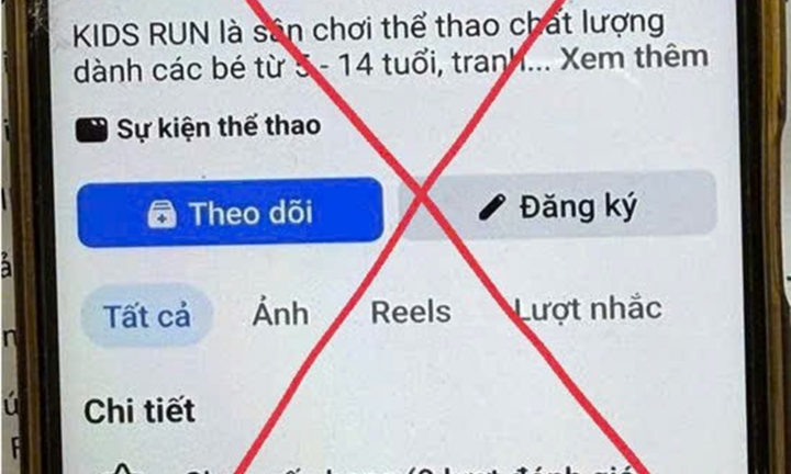 Công an cảnh báo thủ đoạn lừa đảo đăng ký giải chạy dành cho trẻ em trên mạng xã hội