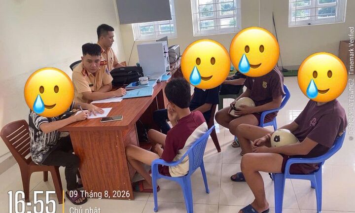 Nhóm thanh thiếu niên “câu view” bằng những hành vi nguy hiểm bị CSGT xử lý