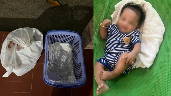 Bé trai 4 tháng tuổi bị bỏ rơi ở Phú Quốc, bên cạnh là lá thư nhờ nuôi hộ