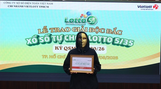 Người đàn ông  trúng hơn 11,3 tỷ đồng  Vietlott nhờ vét túi 50 nghìn đồng mua xổ số