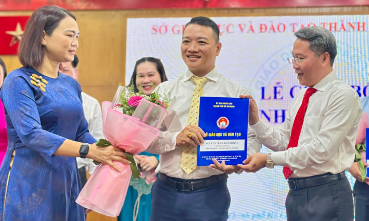 Sở GD&ĐT TP.HCM có Chánh Văn phòng mới